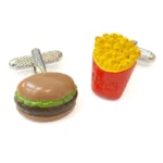 Burger+Fries Cufflinks