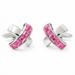 Rose Crystals Cufflinks