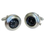 Compass & Watch Cufflinks for the Modern Explorer