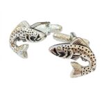 Fish - Leaping Trout Cufflinks
