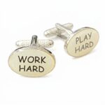 Work Hard/Play Hard Cufflinks