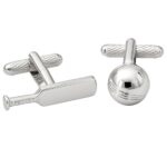 Cricket Bat & Ball Cufflinks