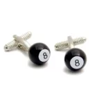 8 Ball Cufflinks