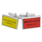 Yellow/Red Card Cufflinks
