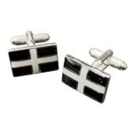 Cornish St. Piran Flag Cufflinks