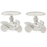 Motor Bike Chain Link Cufflinks