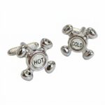 Hot & Cold Taps Cufflinks