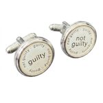 Guilty-Not Guilty Cufflinks