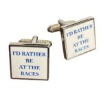 I'd Rather Be at the Races Cufflinks