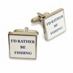 I'd Rather Be Fishing Cufflinks