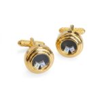 Lucky Dice Gold Cufflinks