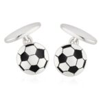 Football Chain Link Cufflinks