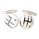 Gear Shift Chain Link Cufflinks