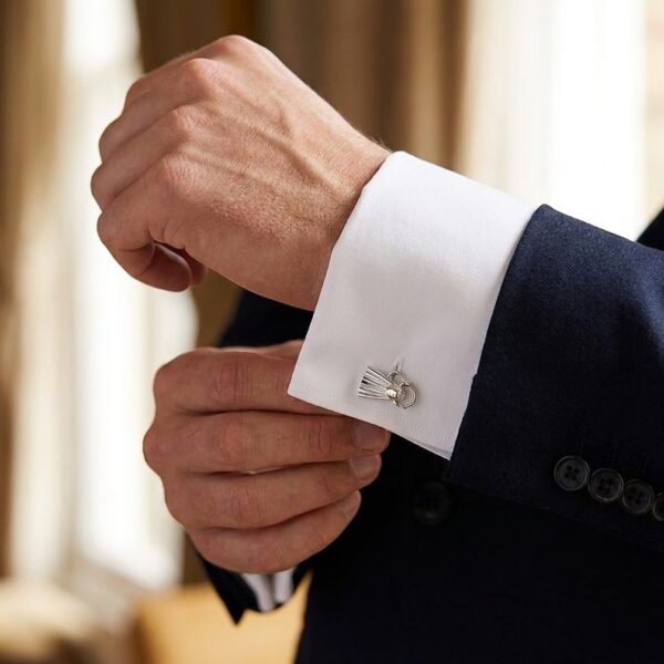 Swimming Fins / Flippers Chain Link Cufflinks