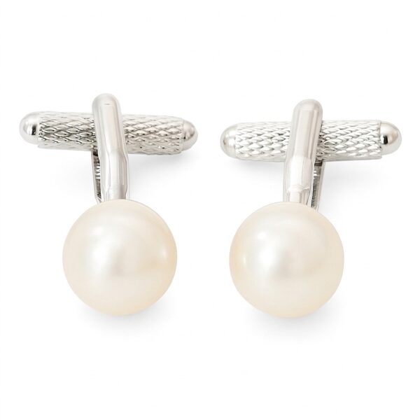 Imitation Pearl Cufflinks